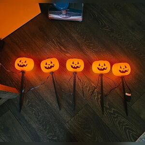Halloween Pumpkin Pathway Lights